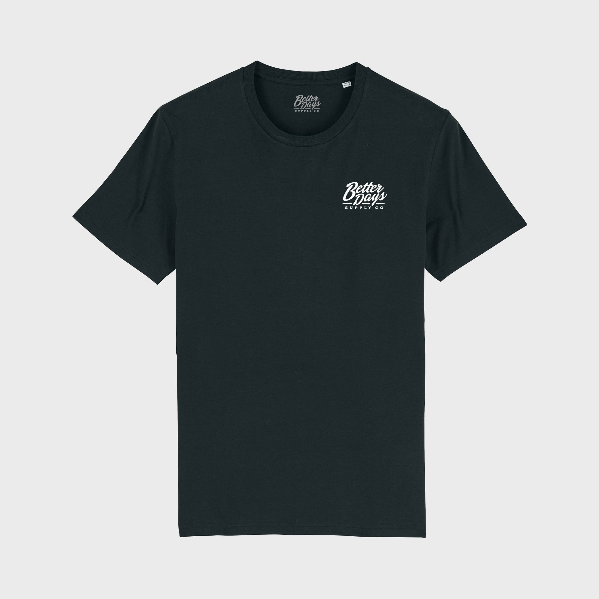 Better Days Gone Fishing Unisex T-Shirt - Black - ManGo Surfing