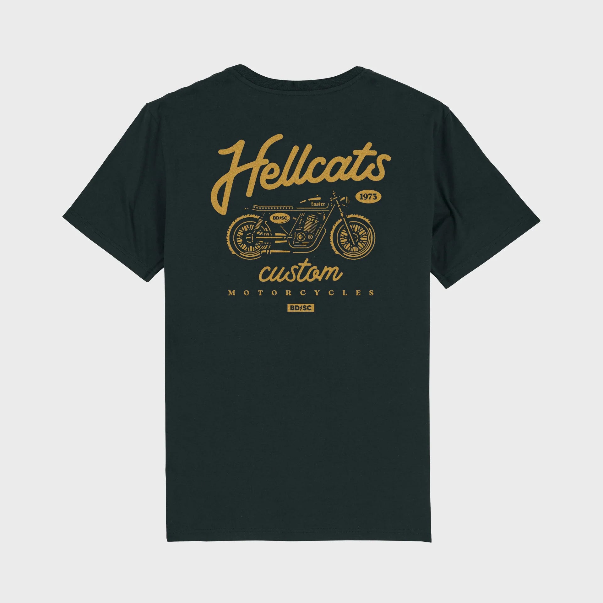 Better Days Hellcats Custom Motorcycles Unisex T-Shirt - Black - ManGo Surfing