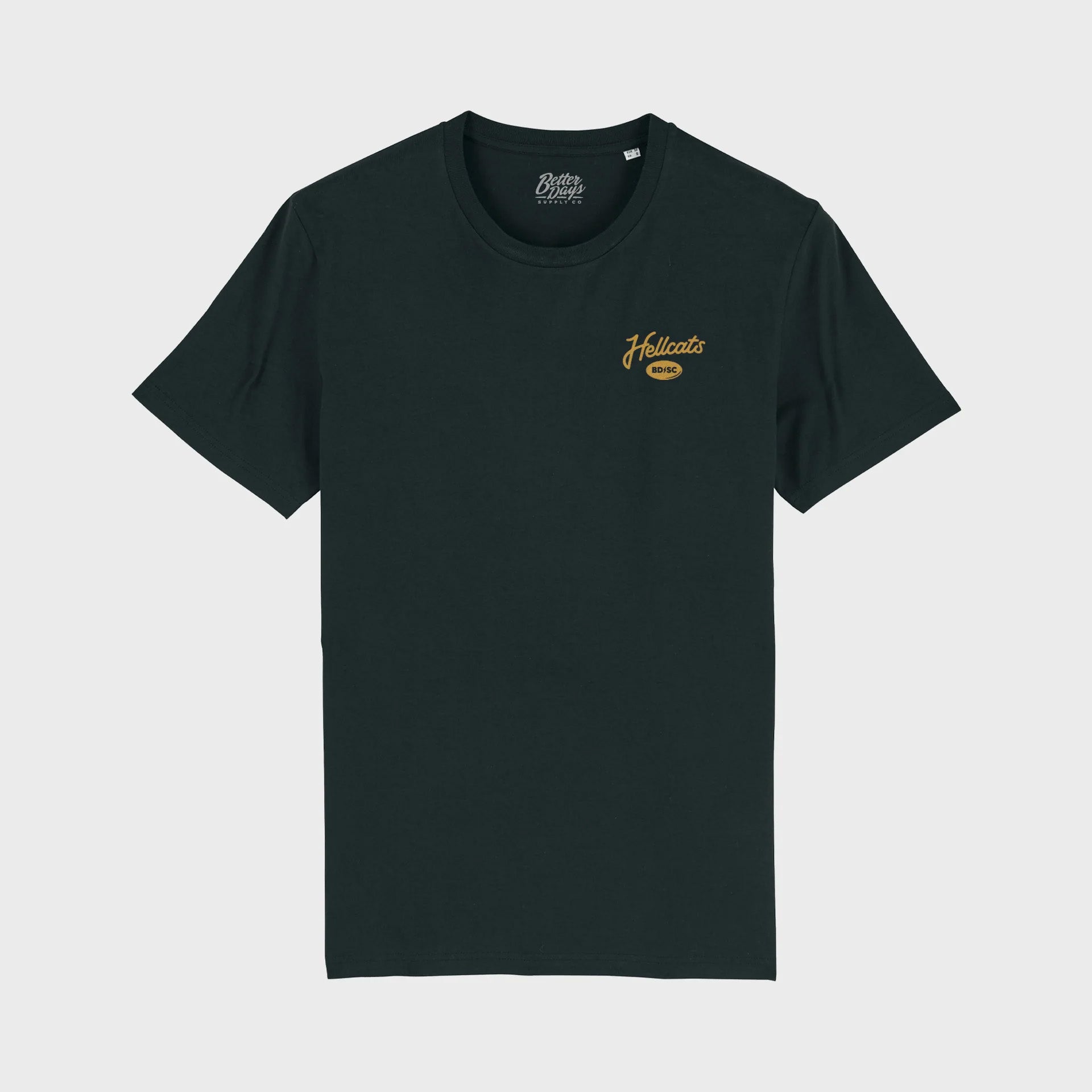 Better Days Hellcats Custom Motorcycles Unisex T-Shirt - Black - ManGo Surfing