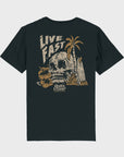 Better Days Live Fast Unisex T-Shirt - Black - ManGo Surfing