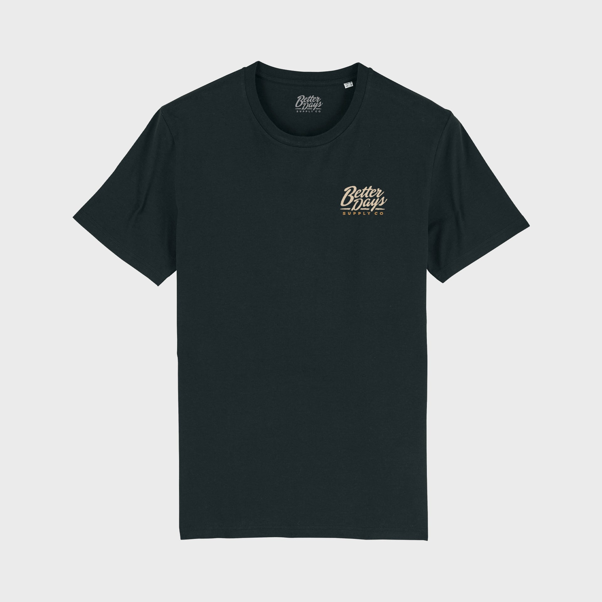 Better Days Live Fast Unisex T-Shirt - Black - ManGo Surfing