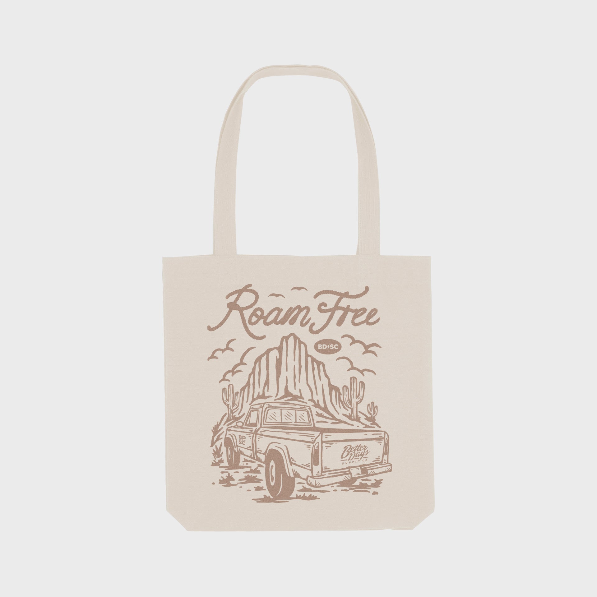 Better Days Roam Free Tote Bag - Natural - ManGo Surfing