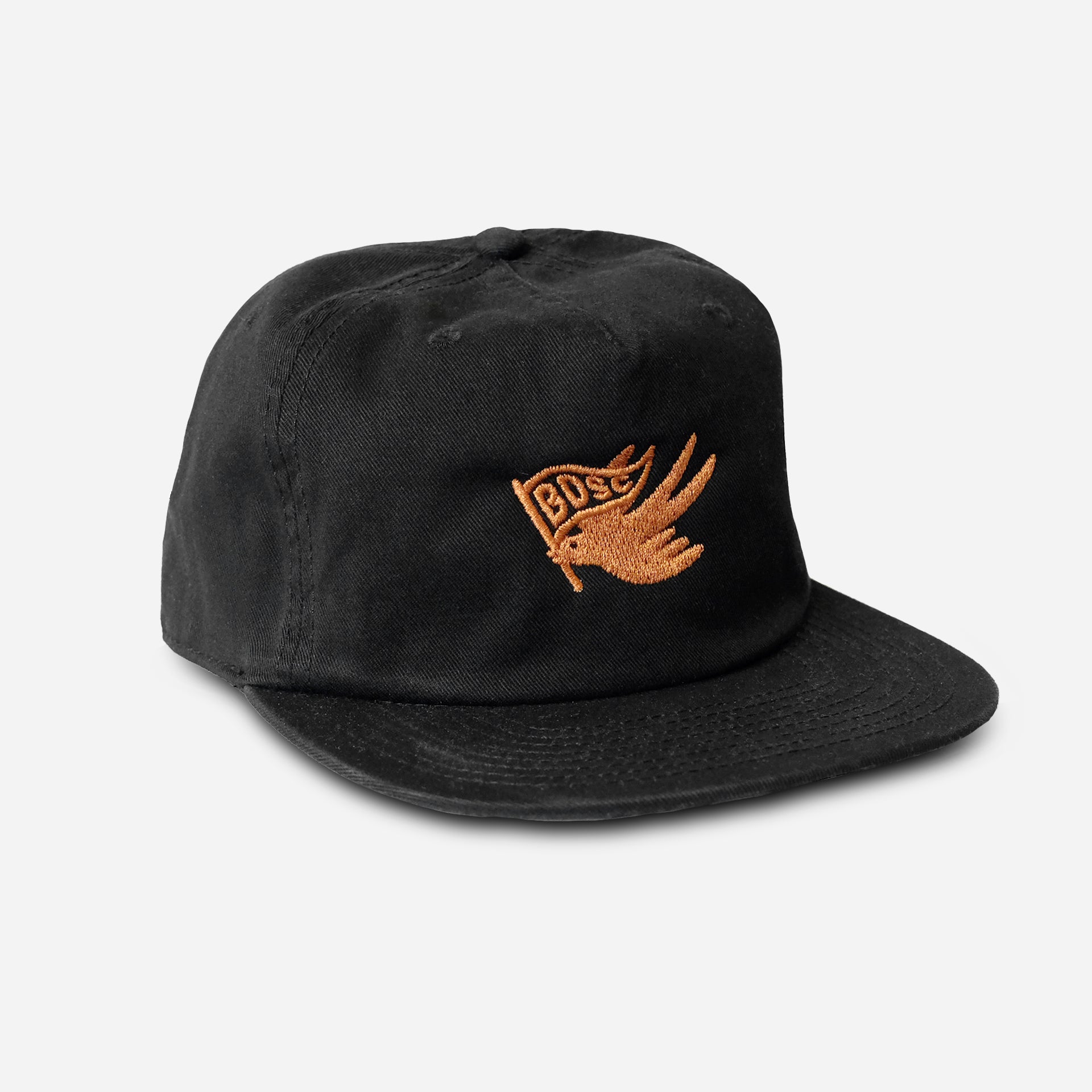 Better Days Swallows Flag Cap - One Size - Black - ManGo Surfing