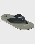 Billabong Mens All Day Canvas Flip-Flops - Military - ManGo Surfing