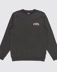 Billabong Mens Foundation Pullover Crew Sweatshirt - Raven