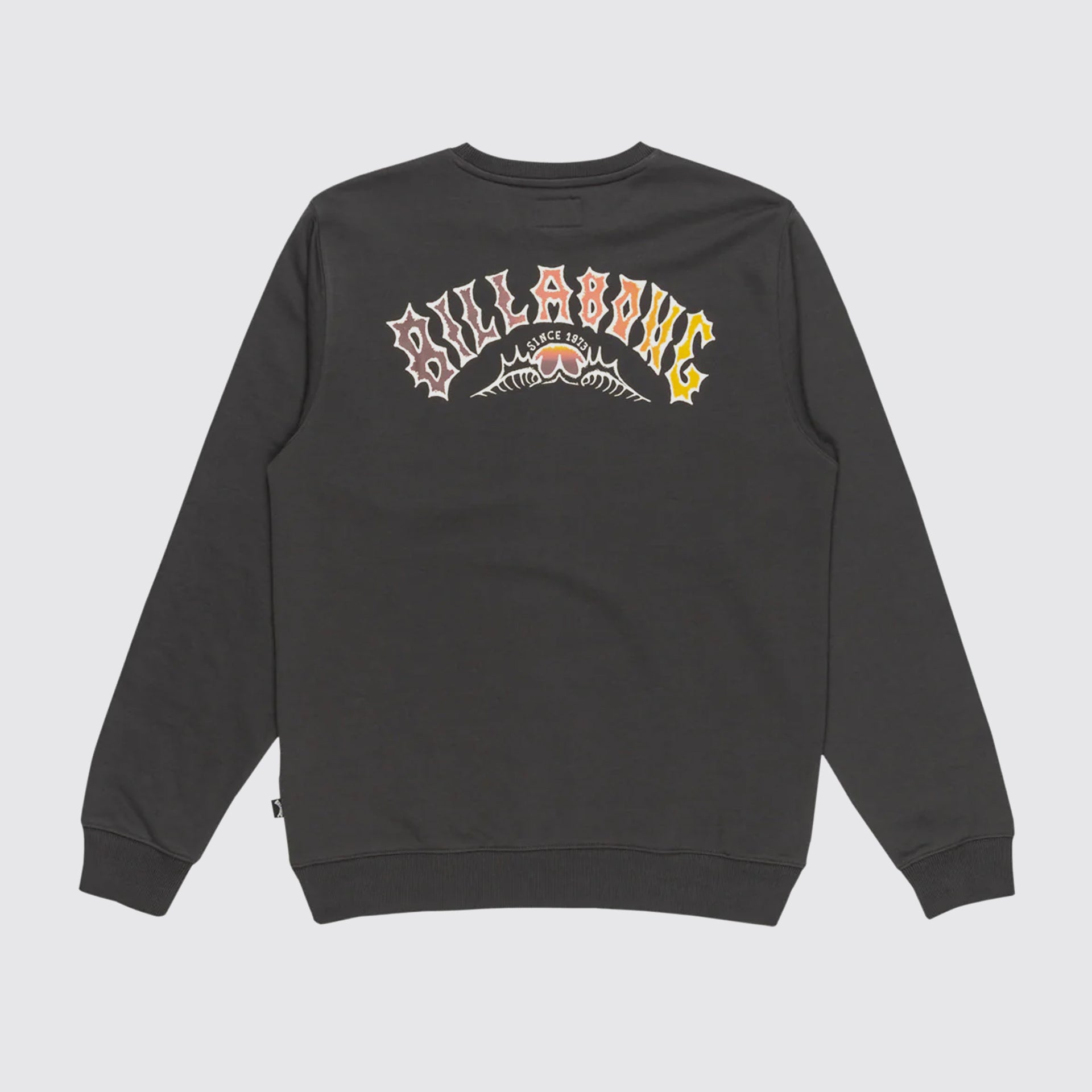 Billabong Mens Foundation Pullover Crew Sweatshirt - Raven - ManGo Surfing