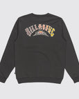 Billabong Mens Foundation Pullover Crew Sweatshirt - Raven