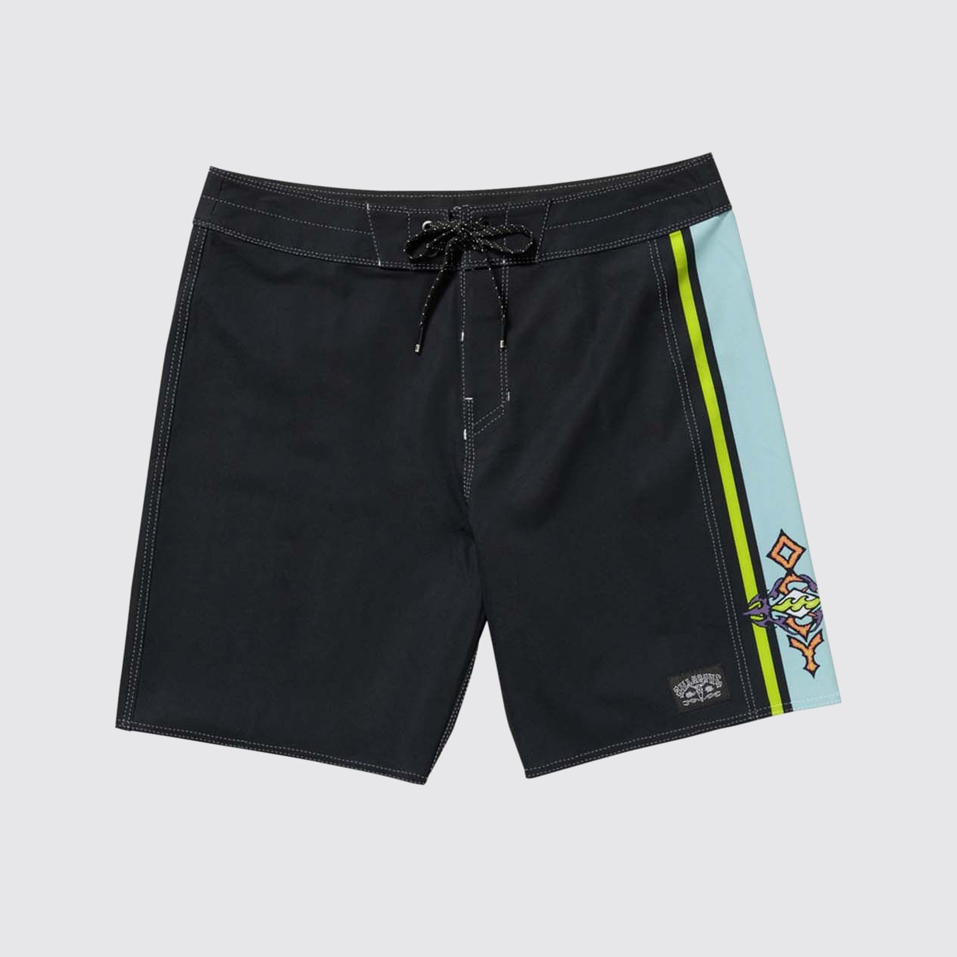 Billabong Mens Occy Pro 18.5" Boardshorts - Washed Black - ManGo Surfing