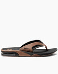 Reef Mens Fanning Sandals - Black and Tan - ManGo Surfing