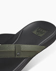 Reef Mens Cushion Phantom 2.0 Flip Flops - Olive/Gum - ManGo Surfing
