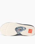 Reef Mens Fanning Sandals - Navy/Orange Tropic - ManGo Surfing