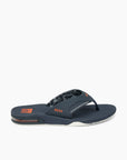 Reef Mens Fanning Sandals - Navy/Orange Tropic - ManGo Surfing