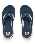 Reef Mens Fanning Flip Flops - Navy/Oat