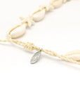 Pineapple Island Kahakai Cowrie Shell and Starfish Necklace - White
