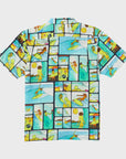 Captain Fin Mens Ads Woven Short Sleeve Shirt - Multi - ManGo Surfing