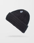 Volcom Mens Full Stone Cuff Beanie - One Size - Pewter - ManGo Surfing