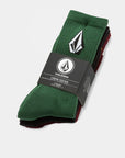 Volcom Mens Full Stone Mix Socks (3 Pack) - Multicoloured - ManGo Surfing