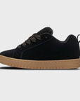DC Shoes Mens Court Graffik Leather Shoes - Black/Brown/Gum