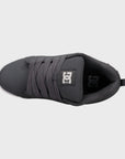 DC Shoes Mens Court Graffik Leather Shoes - Grey/White