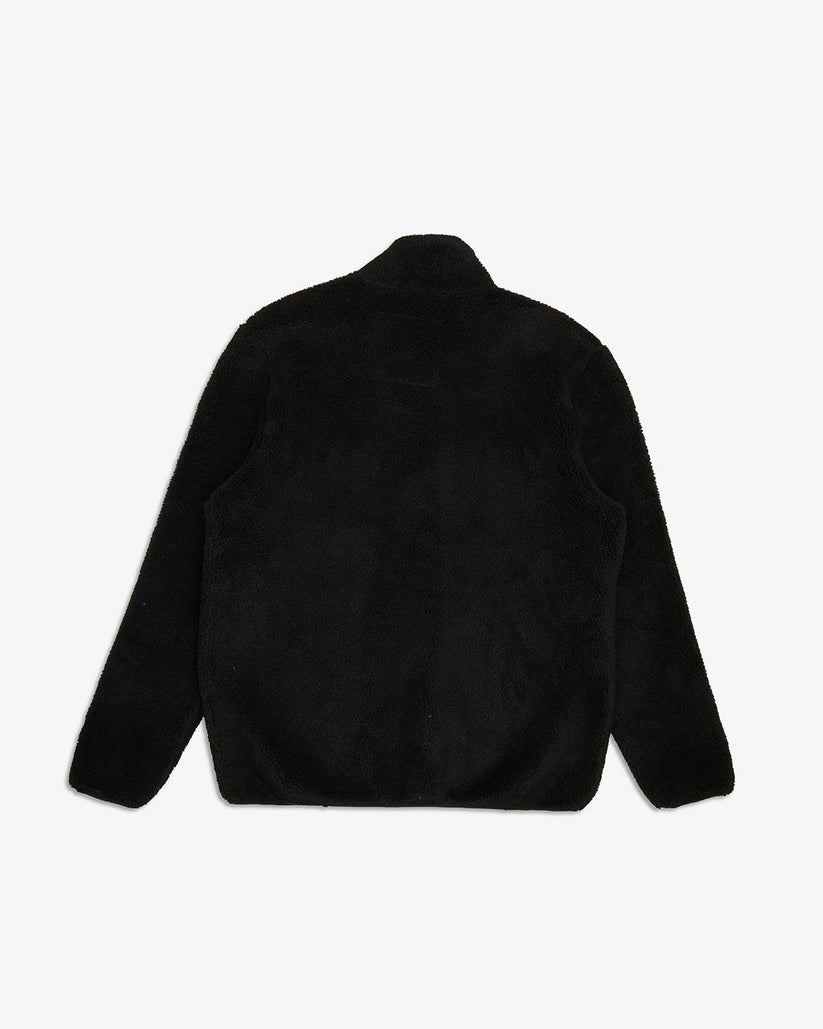 Deus Mens Reimis Pullover Fleece - Black - ManGo Surfing
