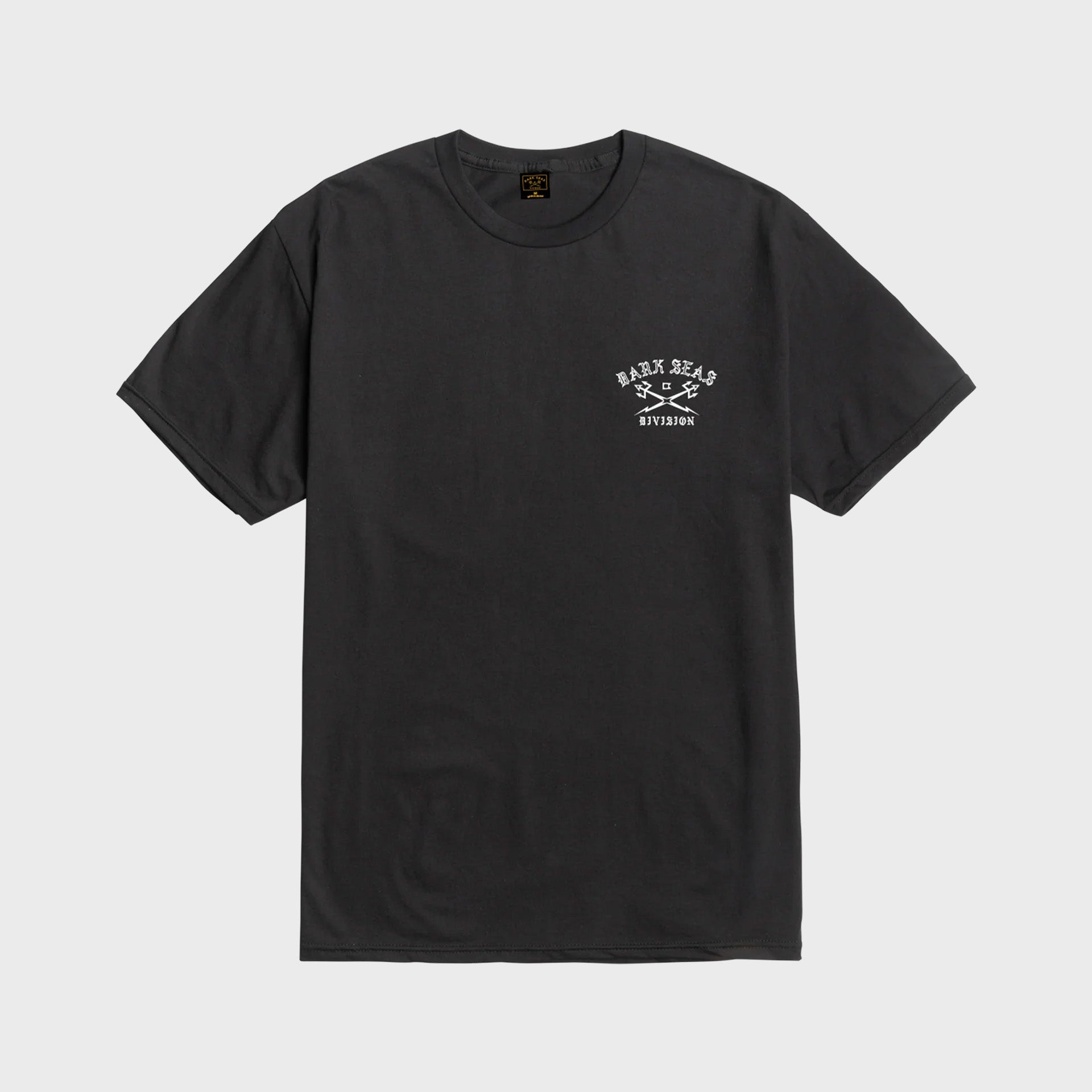 Dark Seas Mens Headmaster Gravel T-Shirt - Black - ManGo Surfing