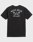 Dark Seas Mens Headmaster Gravel T-Shirt - Black - ManGo Surfing