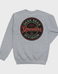 Dark Seas Mens Instinctive Crewneck Sweatshirt - Heather Grey - ManGo Surfing