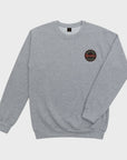Dark Seas Mens Instinctive Crewneck Sweatshirt - Heather Grey - ManGo Surfing