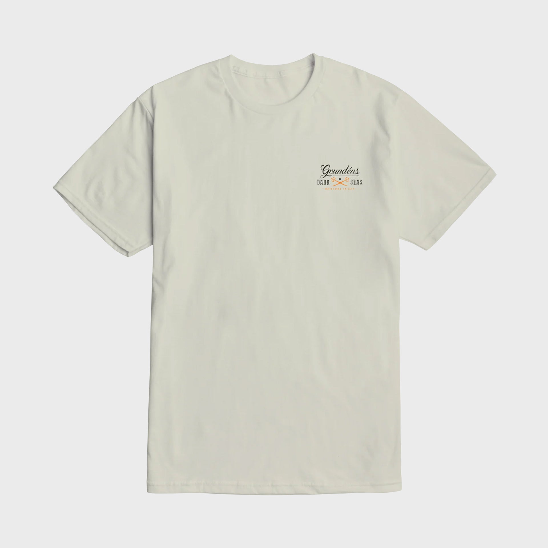 Dark Seas Mens Portsmith Premium T-Shirt - Cream - ManGo Surfing