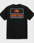 Dark Seas Trail King Pigment T-Shirt - Black - ManGo Surfing