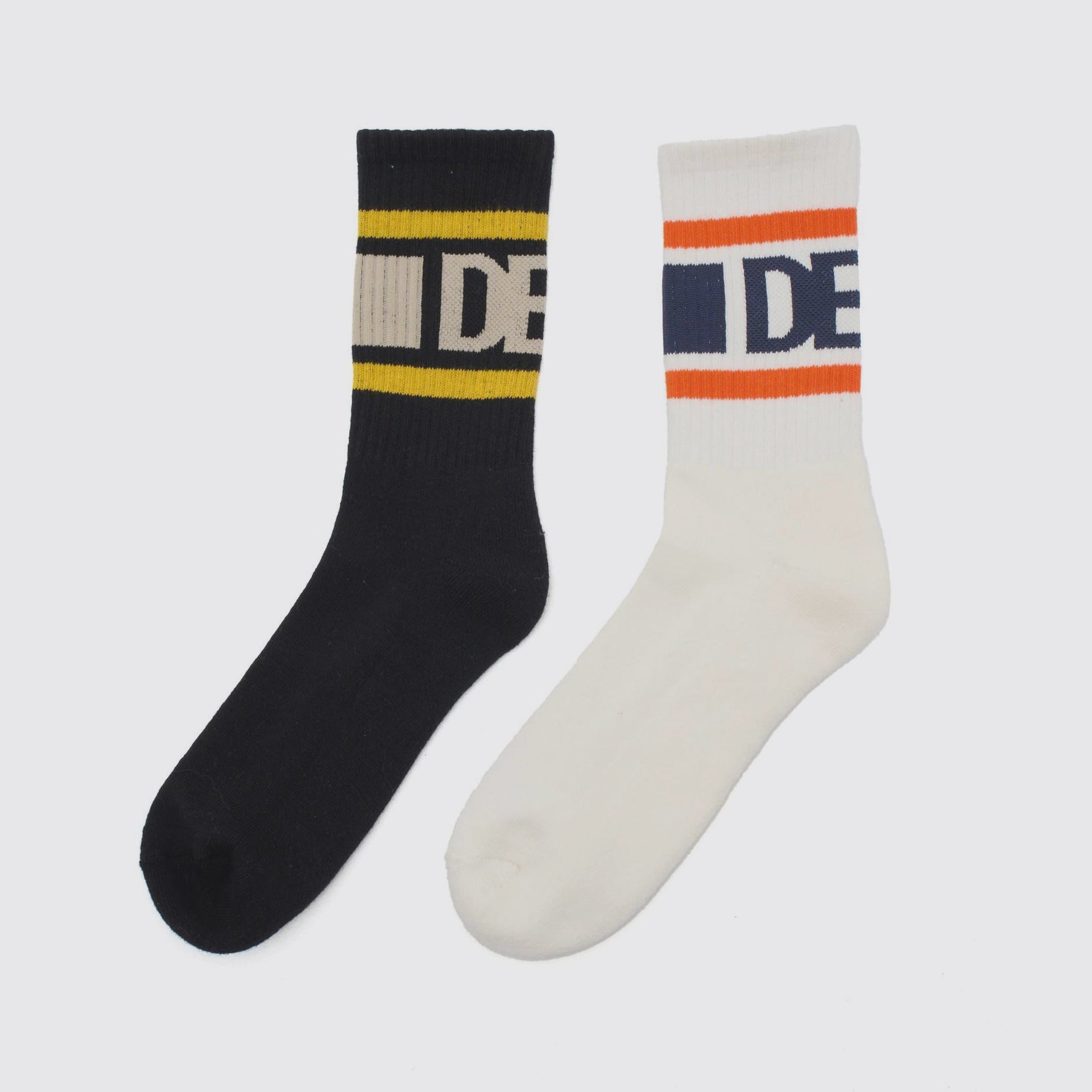 Deus Mens Based Socks (2 Pack) - One Size - Multi - ManGo Surfing