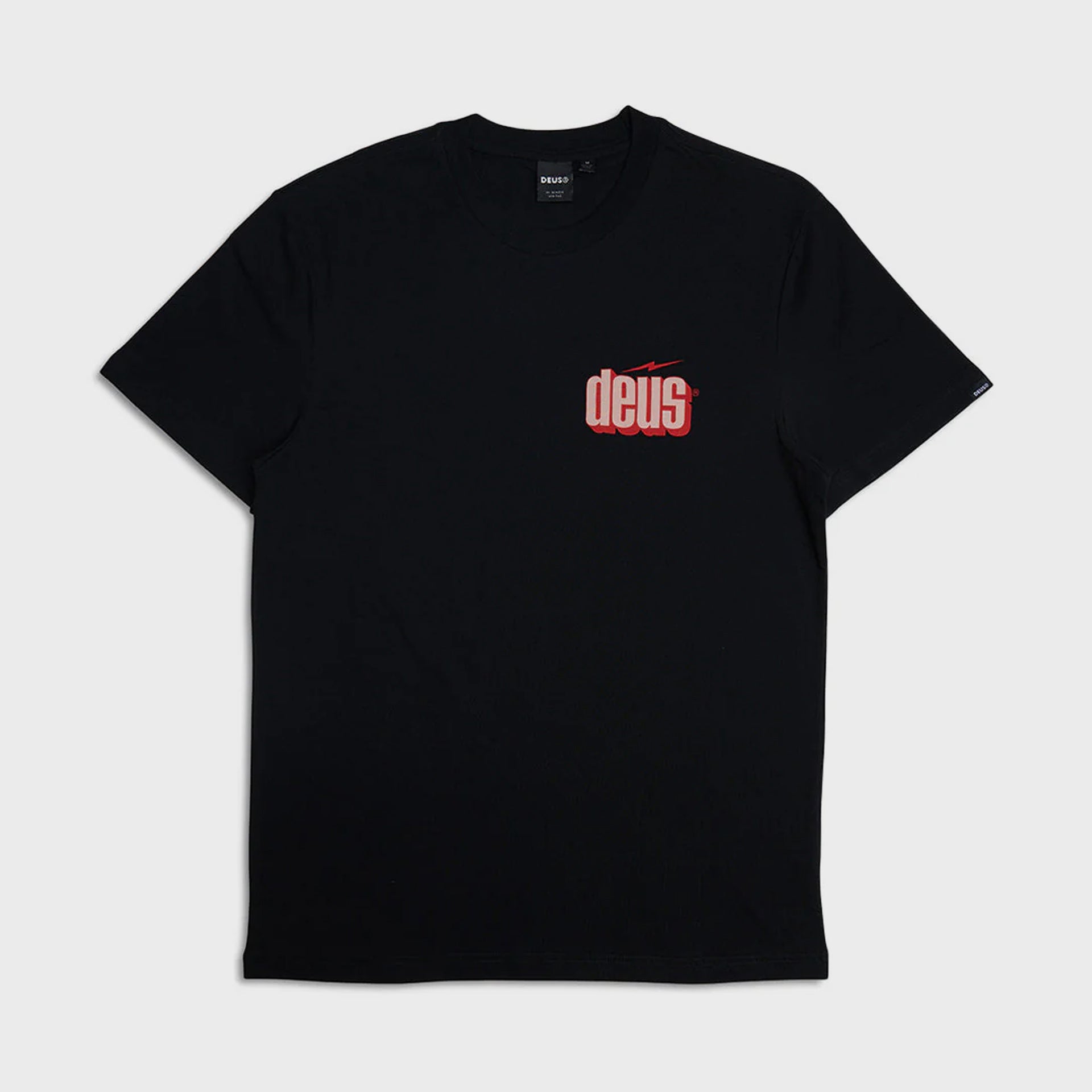 Deus Mens Bolter T-Shirt - Black - ManGo Surfing