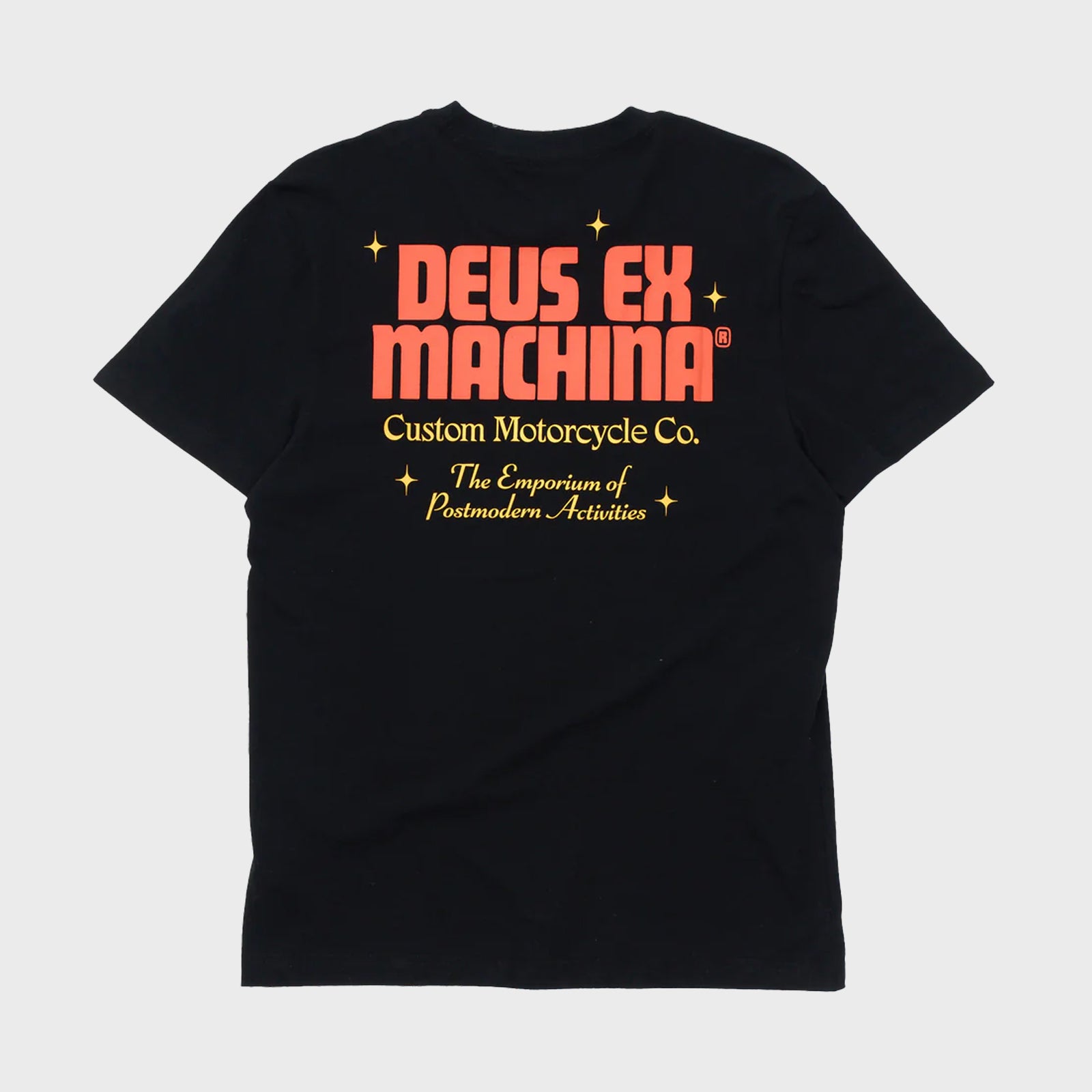 Deus Mens Drop Down T-Shirt - Black - ManGo Surfing