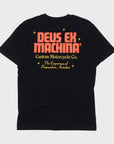 Deus Mens Drop Down T-Shirt - Black - ManGo Surfing