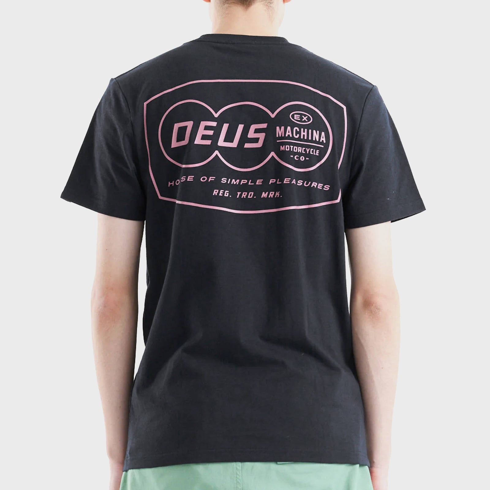 Deus Mens Expo T-Shirt - Black - ManGo Surfing