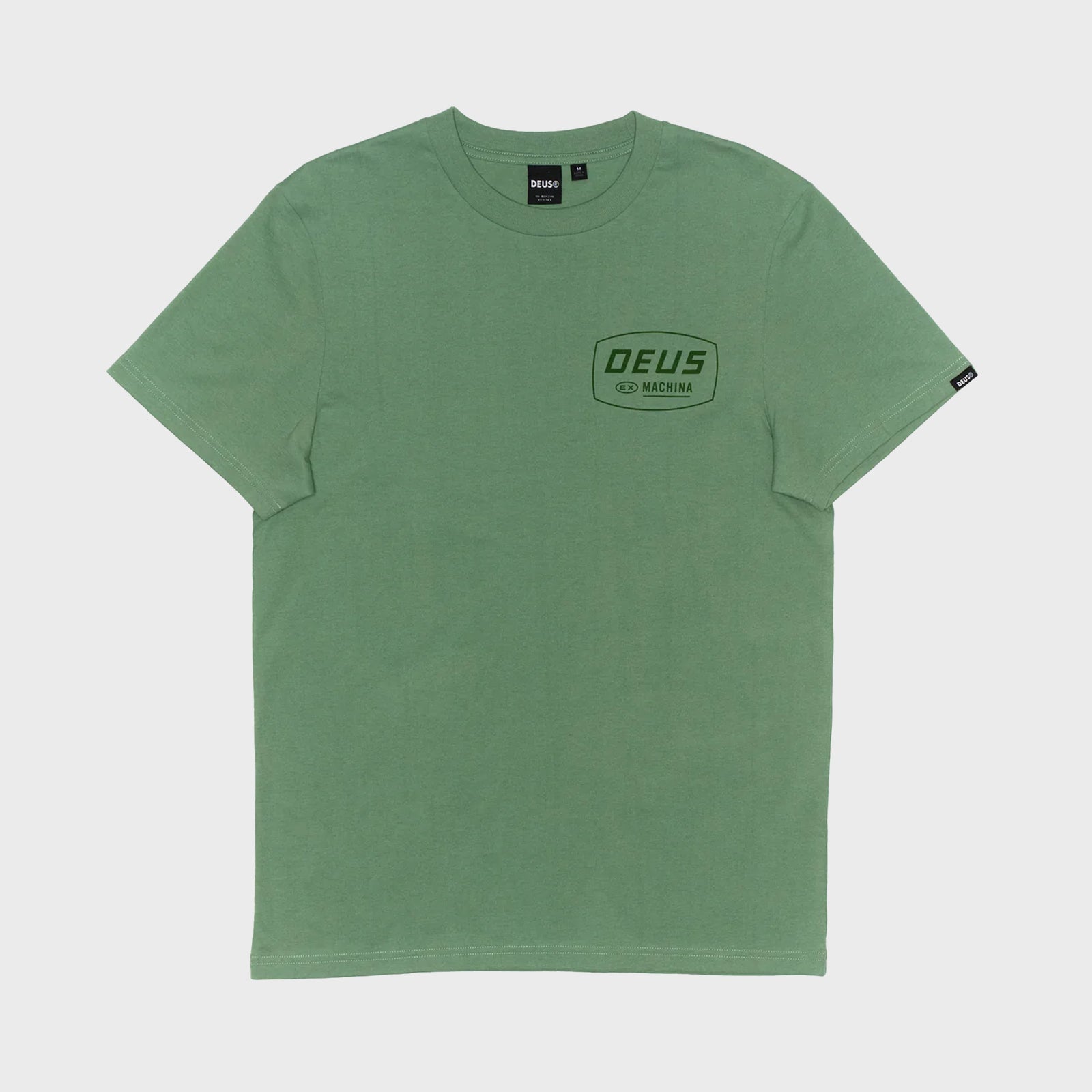 Deus Mens Expo T-Shirt - Shale Green - ManGo Surfing