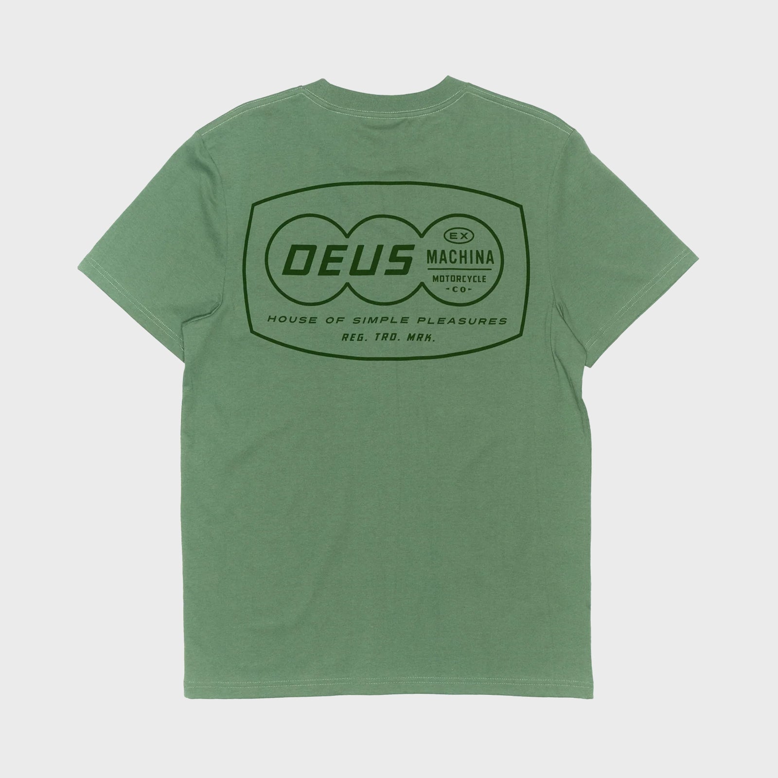 Deus Mens Expo T-Shirt - Shale Green - ManGo Surfing