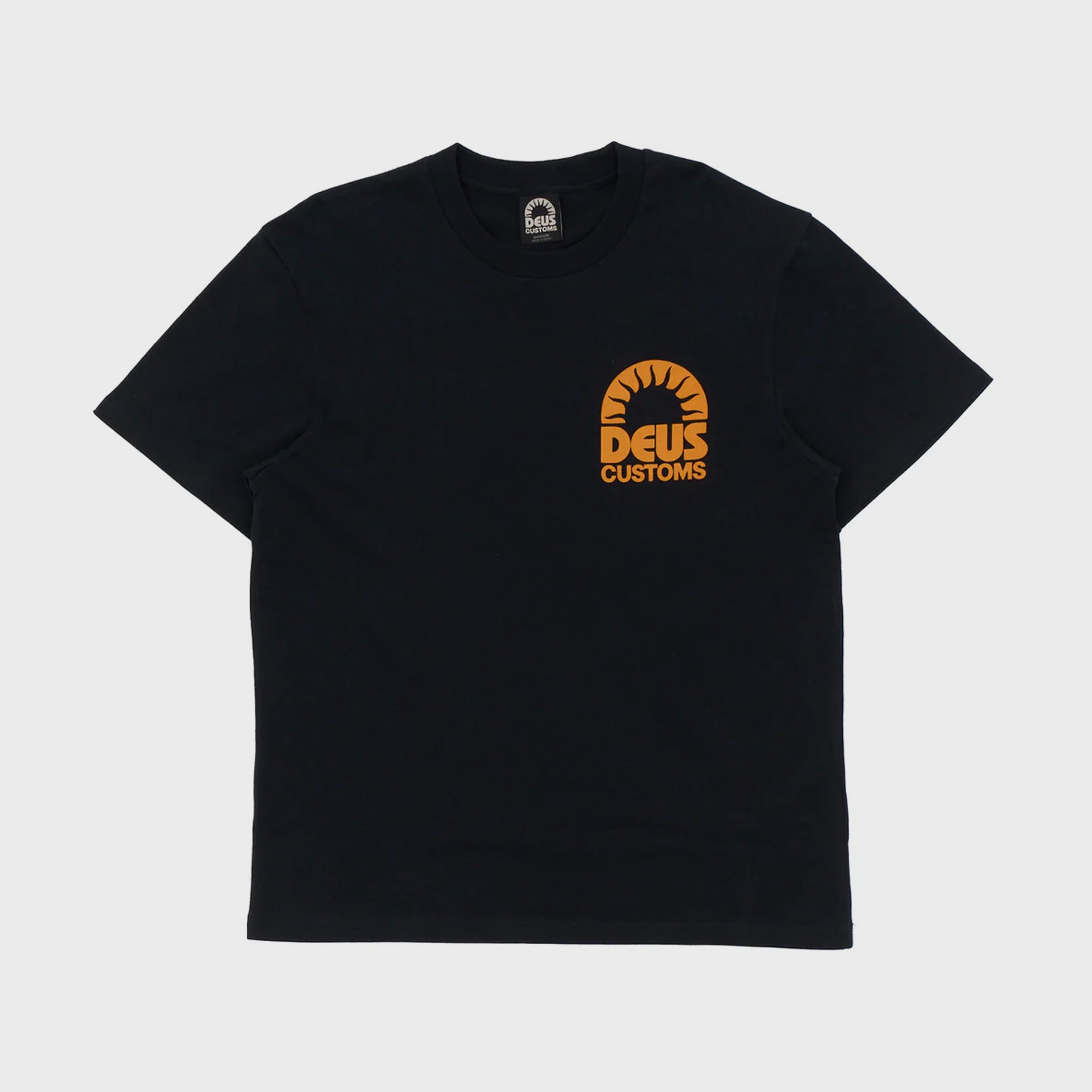 Deus Mens Melodies T-Shirt - Black - ManGo Surfing