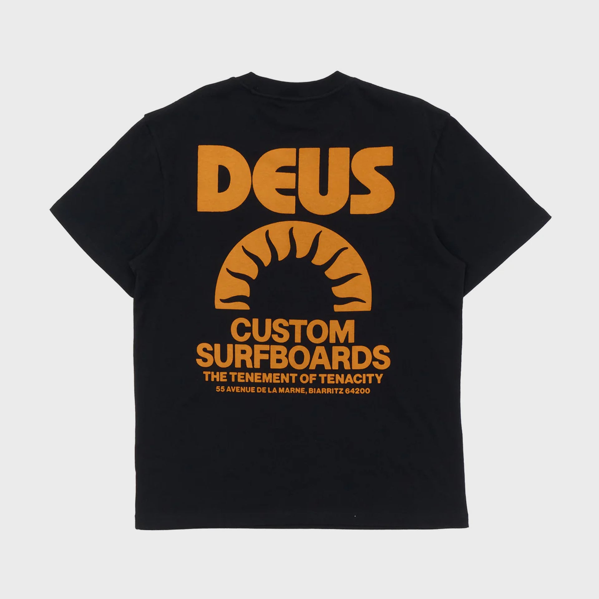 Deus Mens Melodies T-Shirt - Black - ManGo Surfing