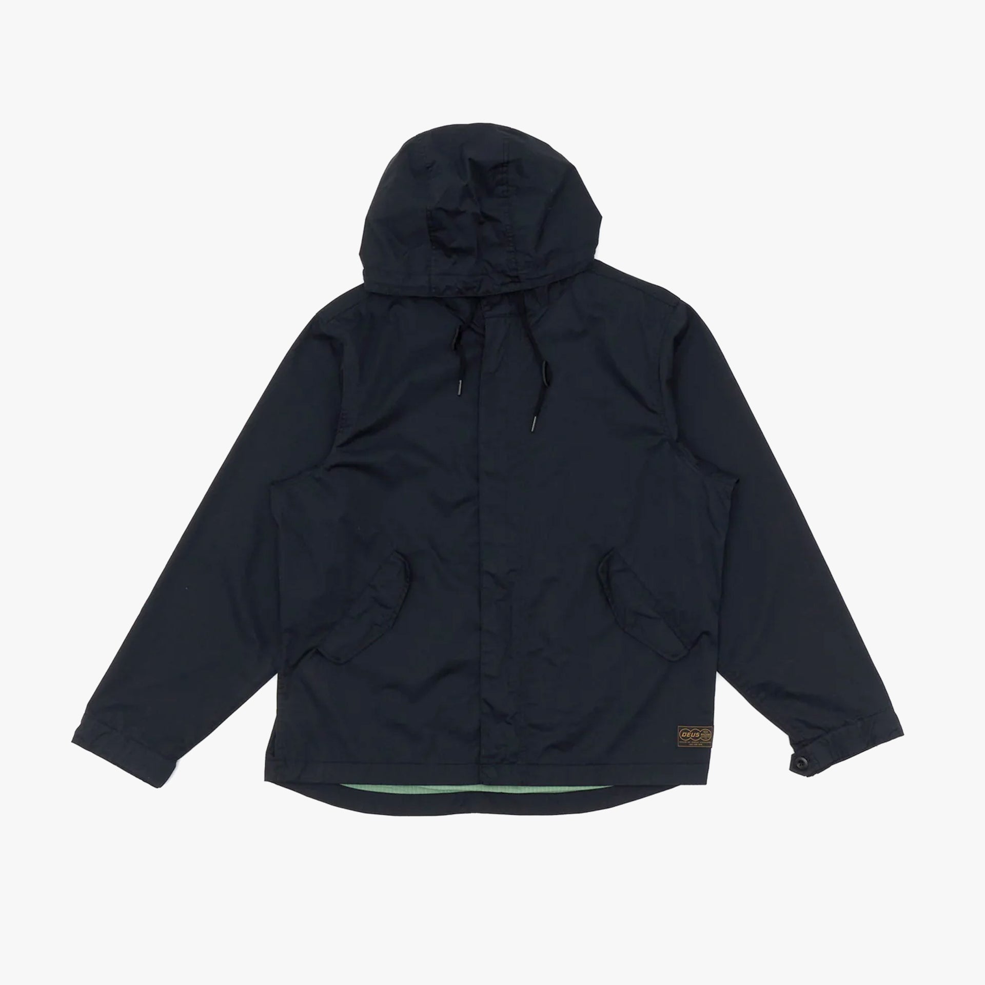 Deus Mens Murphy Short Parka - Black - ManGo Surfing
