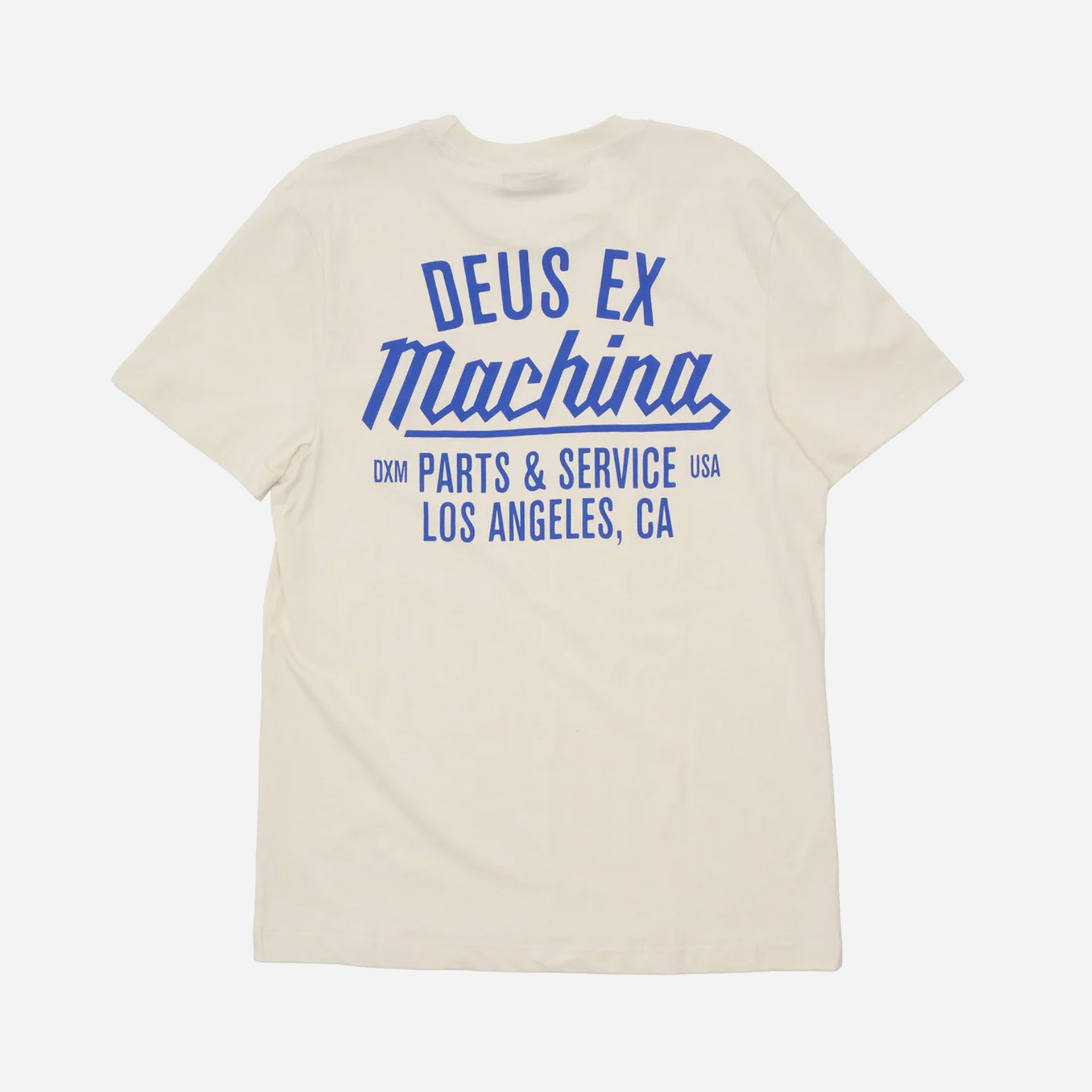 Deus Mens Overbite T-Shirt - Dirty White - ManGo Surfing