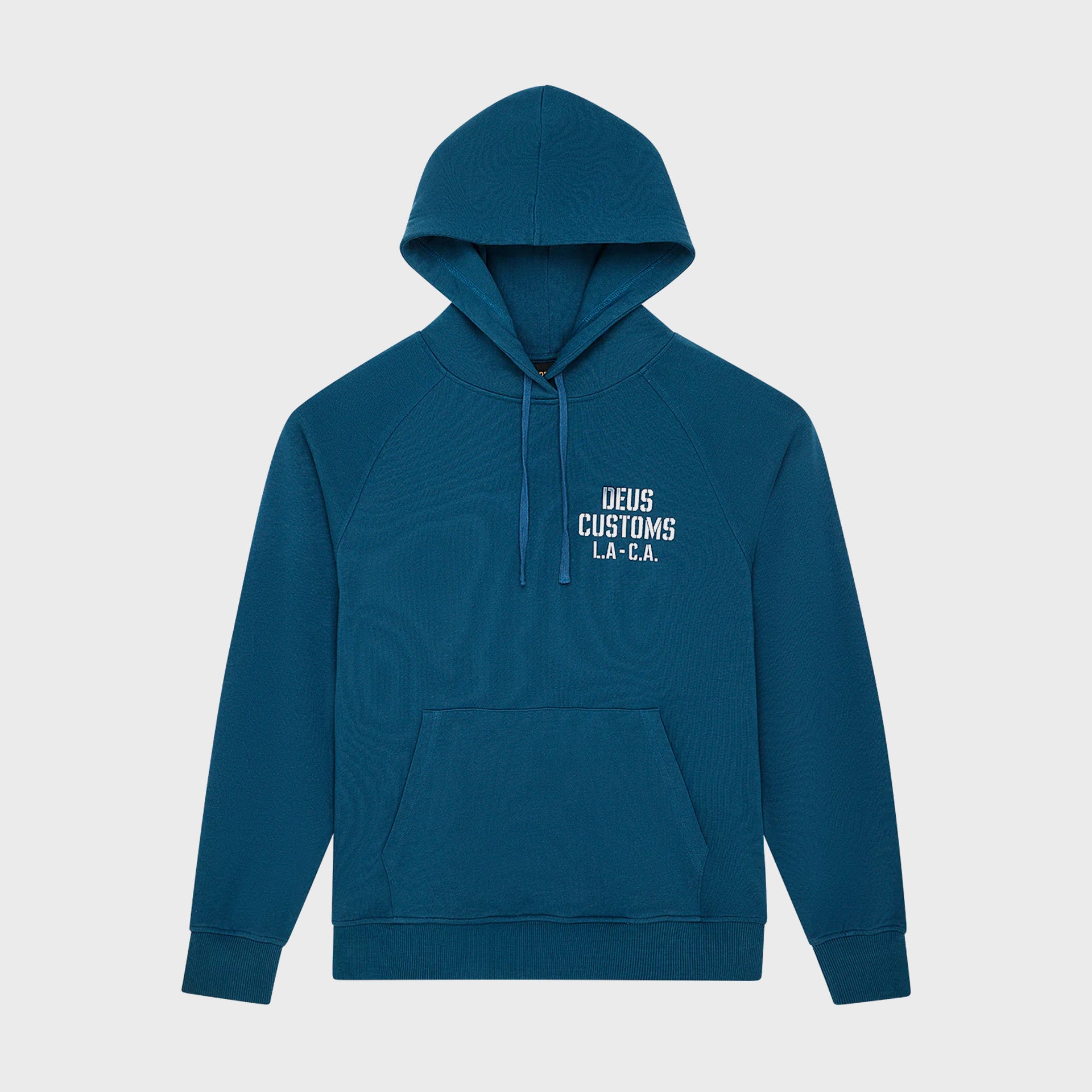 Deus Mens Quay Hoodie - Legion Blue - ManGo Surfing