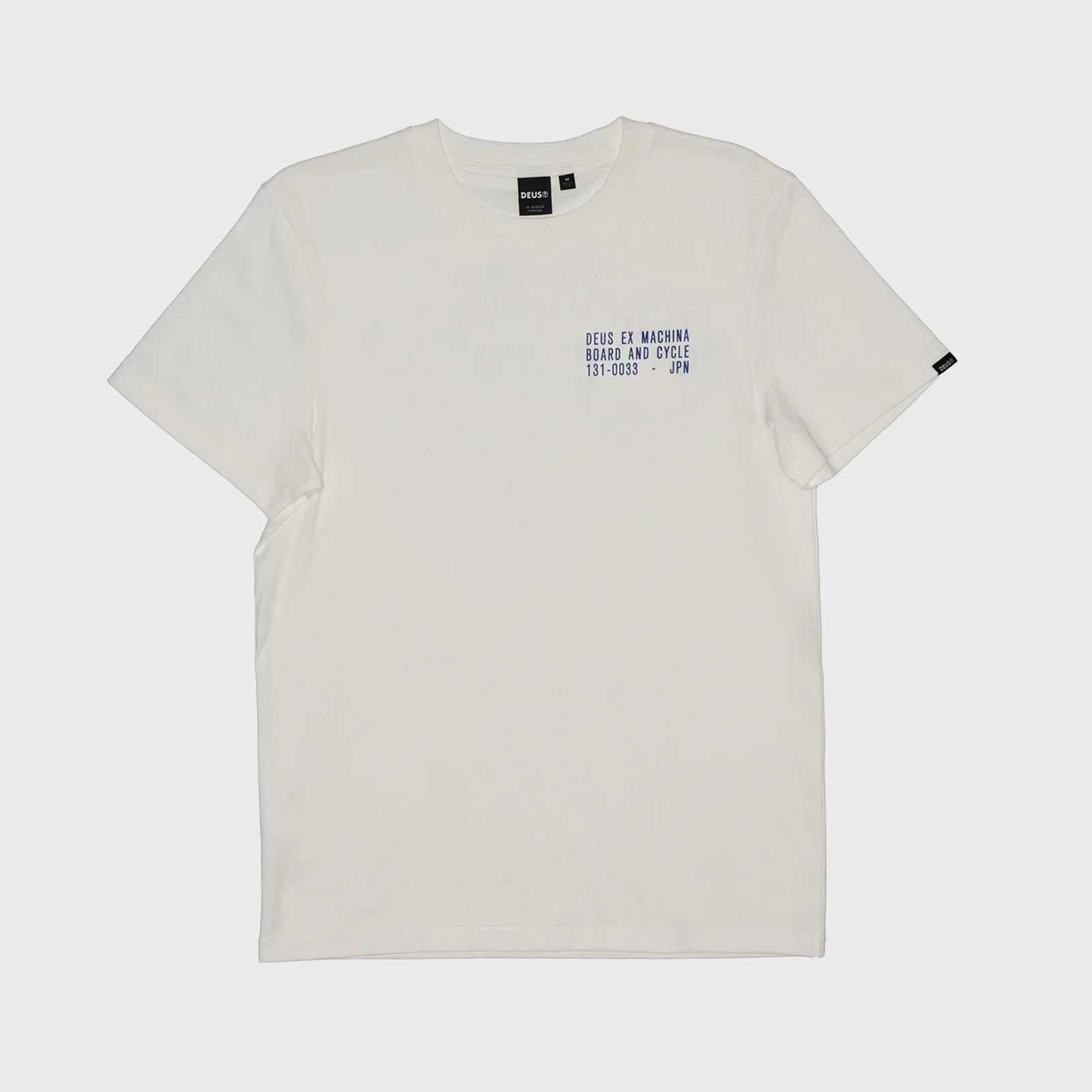 Deus Mens Recoil T-Shirt - Vintage White - ManGo Surfing