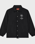 Deus Mens Sensory Overload Coach Jacket - Black - ManGo Surfing
