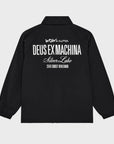 Deus Mens Sensory Overload Coach Jacket - Black - ManGo Surfing