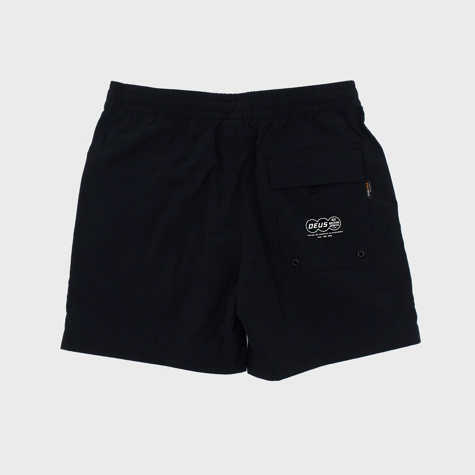 Deus Mens Service Swimshort - Black - ManGo Surfing