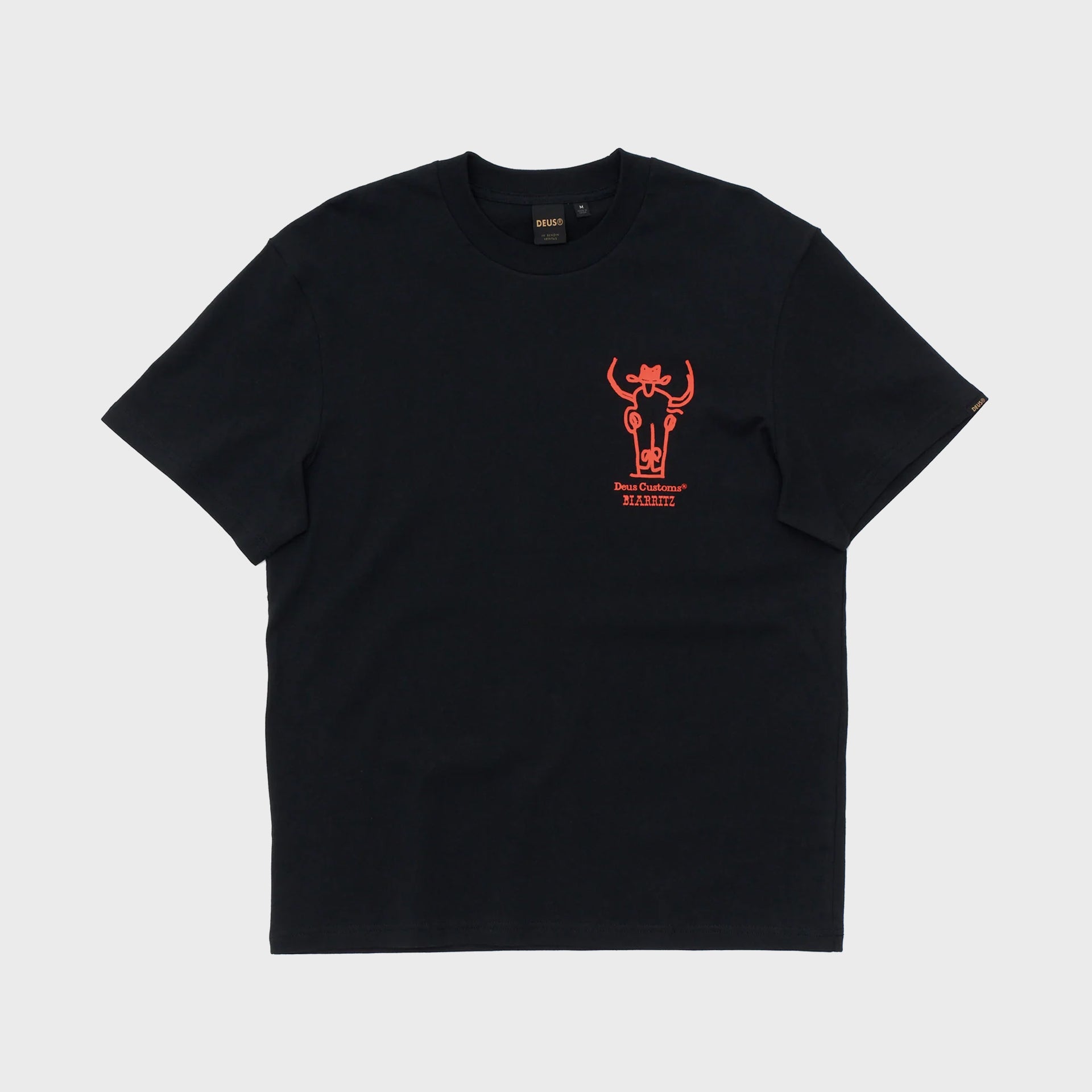 Deus Mens Showdown T-Shirt - Black - ManGo Surfing