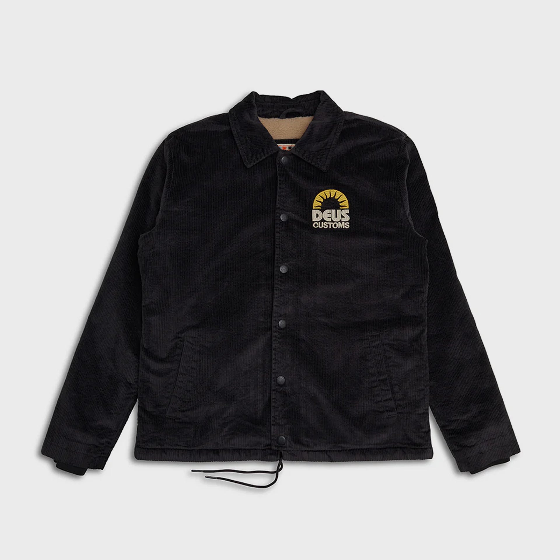Deus Mens Stokes Coach Jacket - Anthracite - ManGo Surfing