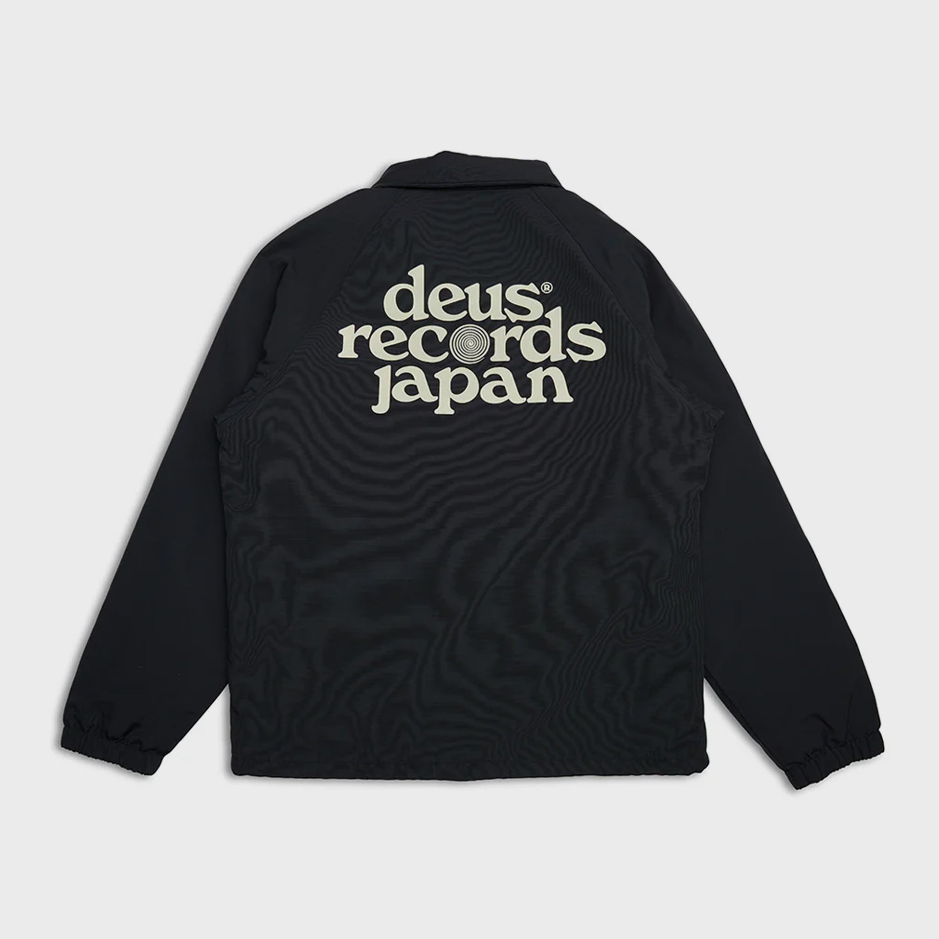Deus Mens Strata Coach Jacket - Black - ManGo Surfing