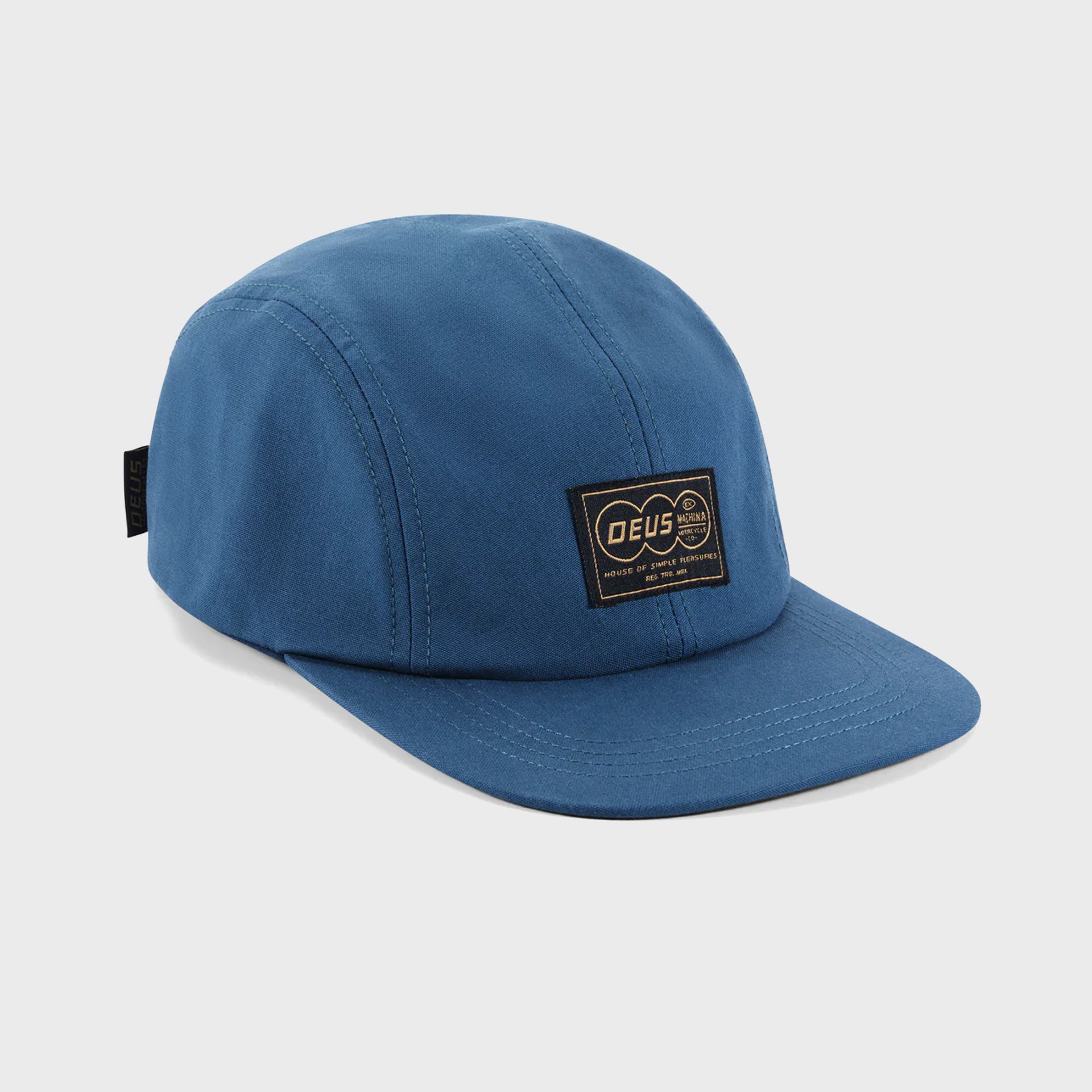 Deus Mens Terrace 4 Panel Cap - One Size - Legion Blue - ManGo Surfing